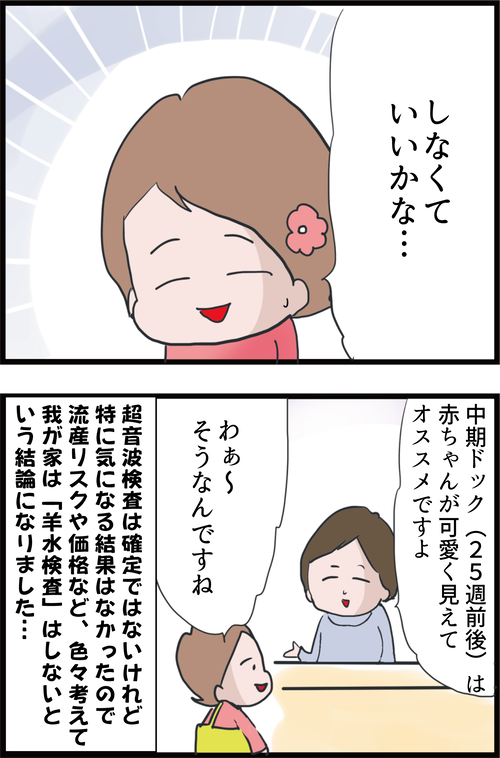 【妊娠5カ月】2度目の超音波検査へ…「羊水検査」をするかしないか…(妻の高齢妊娠編㉘)4