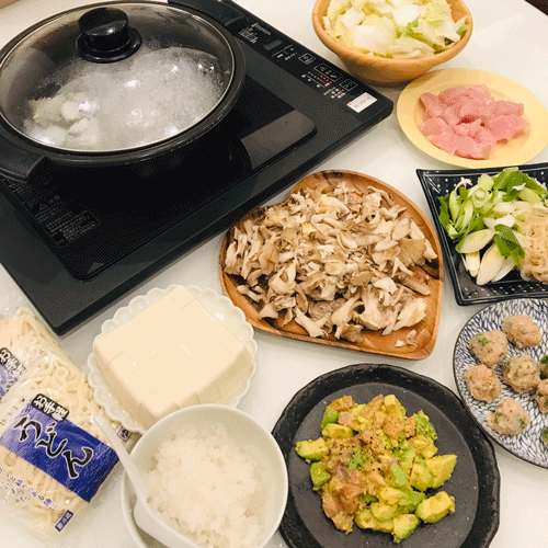 夕食