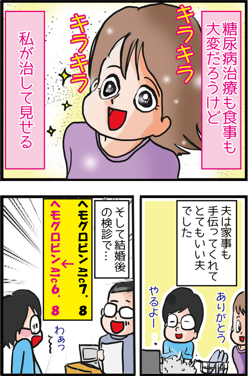 【血糖値】糖尿病の男性と結婚しましたが後悔しています…(体験談)2