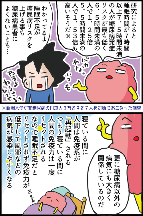 その高血糖、睡眠不足では?!糖尿病にならないための睡眠時間とは…?3