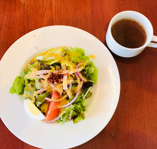 ロイホランチサラダ