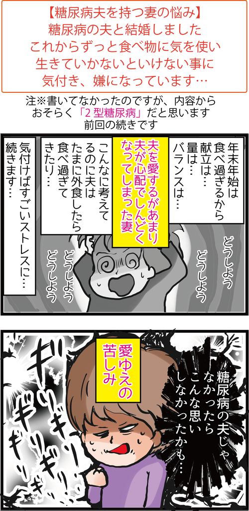 【血糖値】糖尿病の男性と結婚しましたが後悔しています…（体験談）その２１