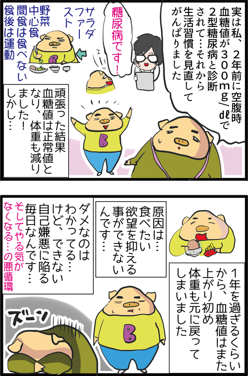 血糖コントロールの為の食事制限が続かない人に朗報！？2