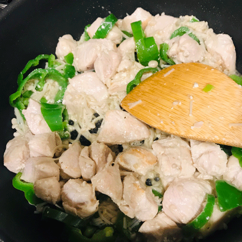 鶏むね肉余り物野菜炒め3