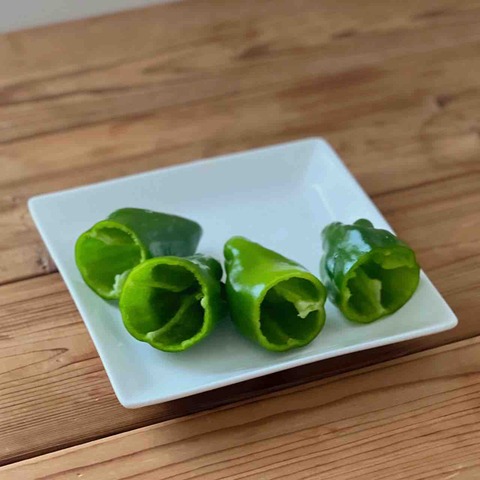 国産牛とピーマンのご飯詰め レシピ