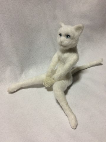 ニードルフェルト人形 猫作り : 【時々】 フォト・弘前
