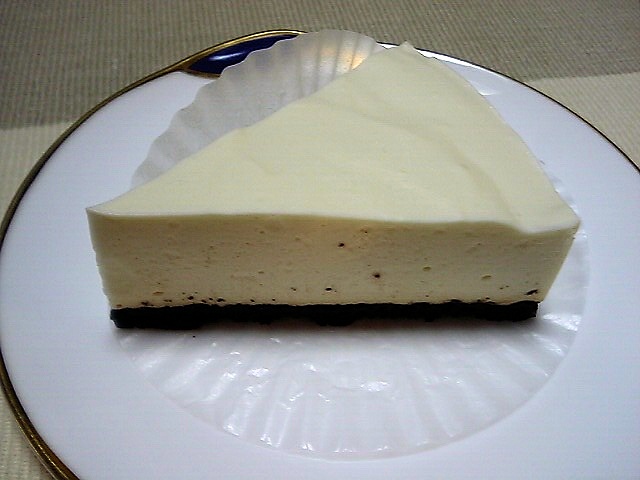 レアチーズケーキ ブラックボトム お菓子夢工房シャルム ひろの食生活記録