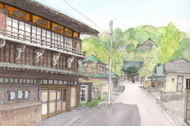 ひろしのあの町あの家神奈川県 箱根町 「強羅駅」神奈川県 箱根町 「カフェ・ド・モトナミ」神奈川県 箱根町 「山田屋物産店」神奈川県 箱根町 「芝商店」神奈川県 箱根町 「富士屋ホテルミュージアム」神奈川県 箱根町 「富士屋ホテル花御殿」
