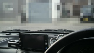 運転席からの見た目交換前