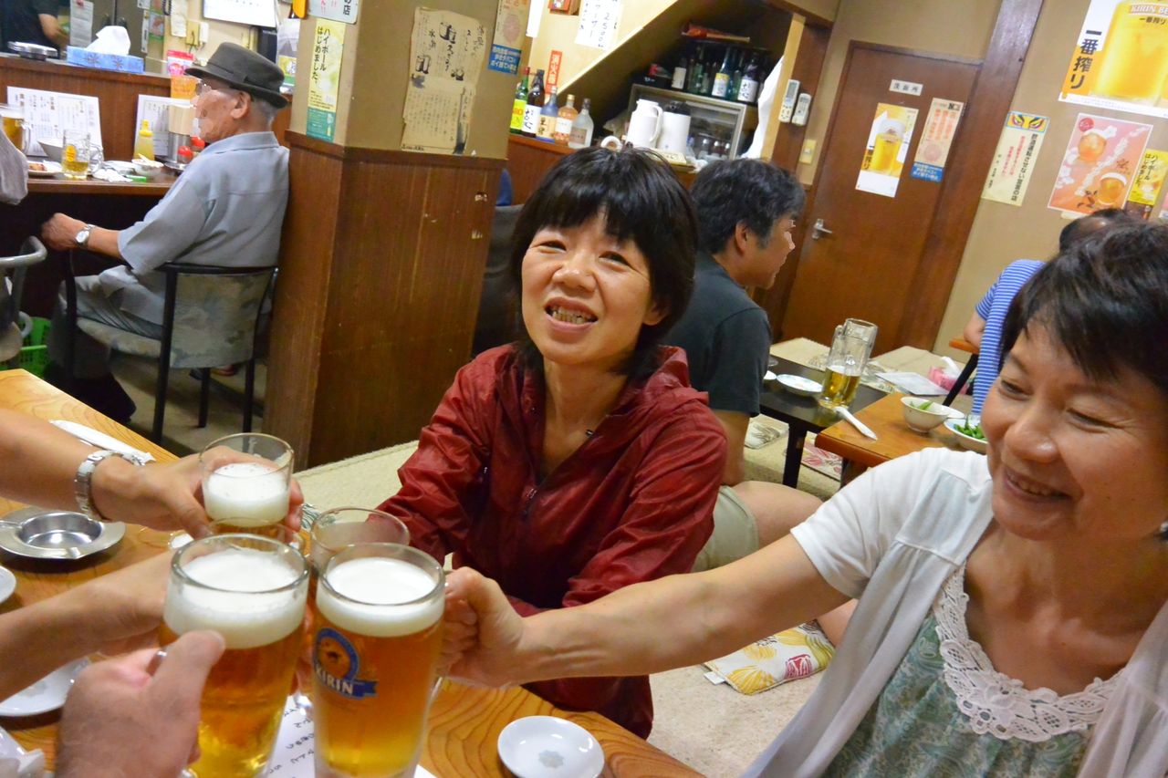 No 361 立川北口 丸山ぎょうざ会館 餃子居酒屋 で一杯 15年8月8日入店 山から下りたらこんな店 副隊長の自己満足