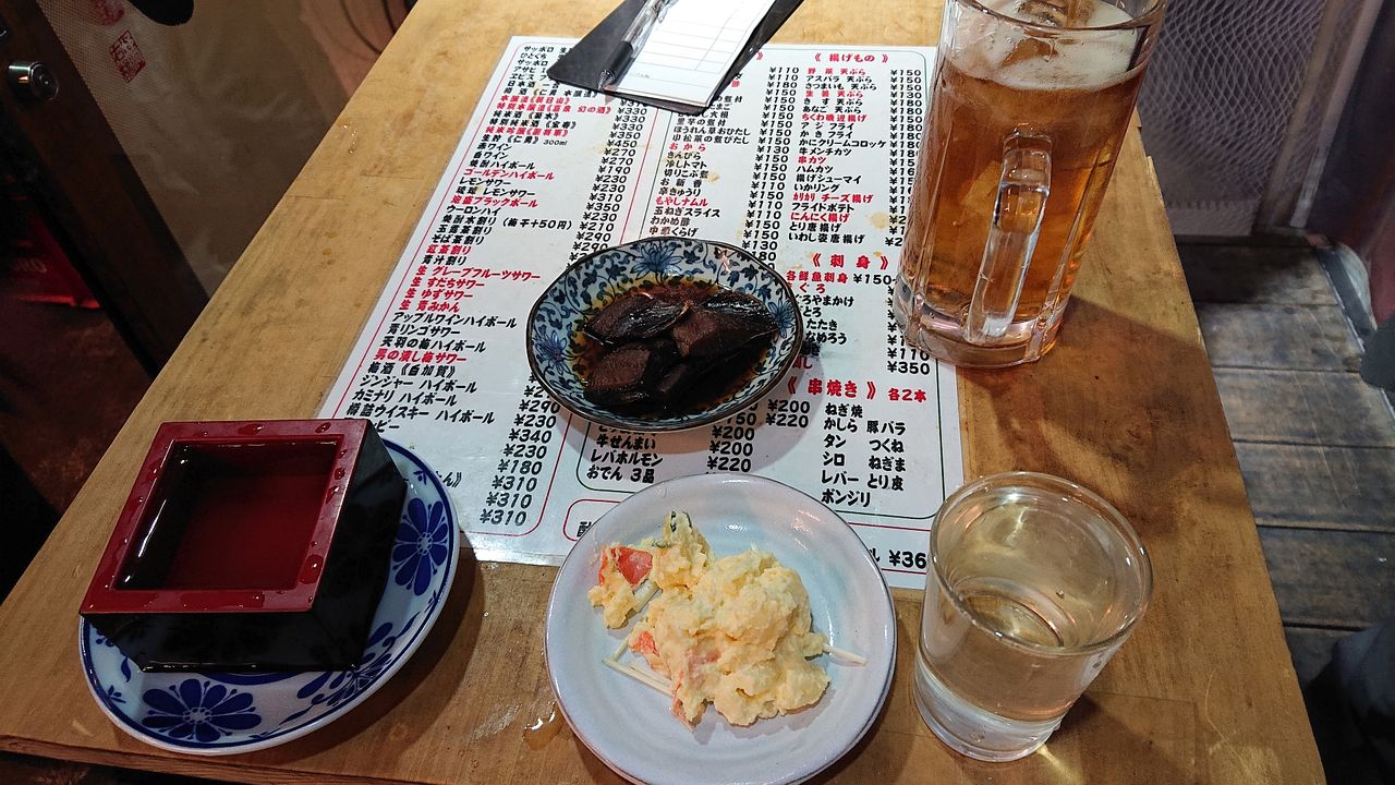 No 14 赤羽 いこい 立ち呑み で一杯 19年4月9日入店 番外編 山から下りたらこんな店 副隊長の自己満足