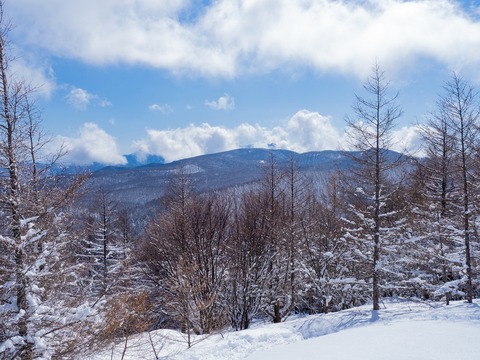 025 甲斐駒ヶ岳や鋸岳は見えそうで見えない。