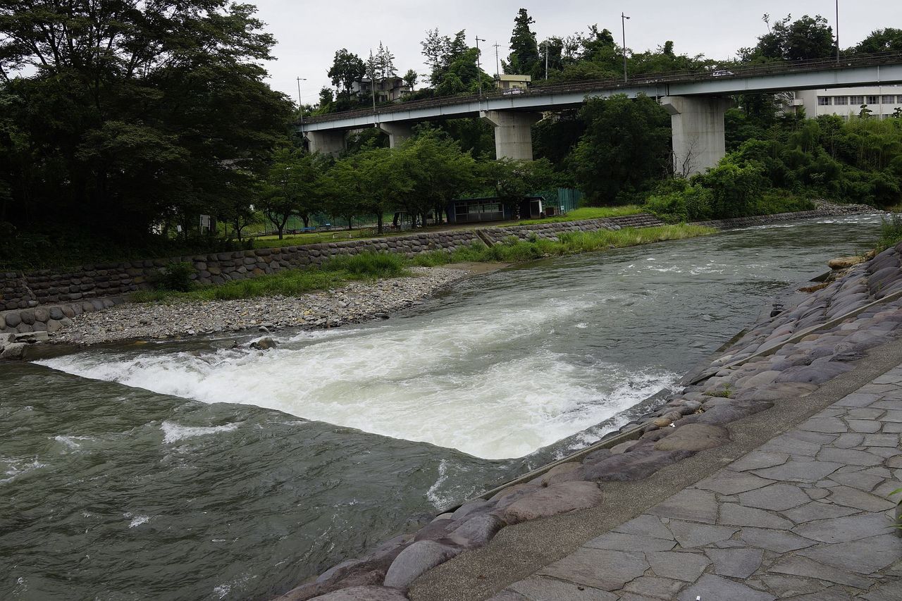 No 058 安中 磯部簗 鮎料理 で一杯 14年7月6日入店 番外編 山から下りたらこんな店 副隊長の自己満足