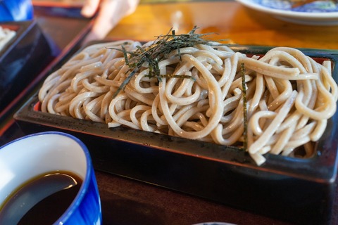 63 締めに蕎麦もいただきました。