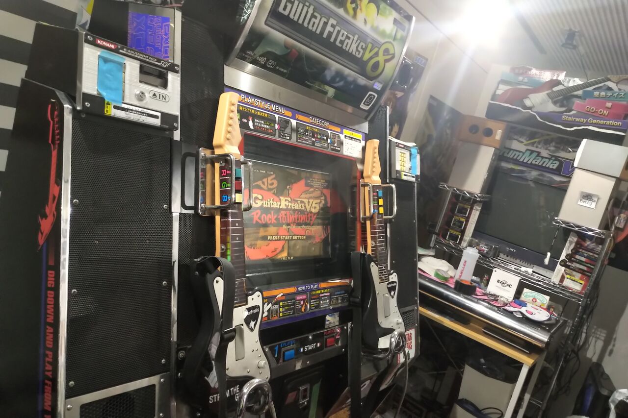 ギターフリークスVシリーズ筐体を購入した話 : ひさくんちの日常