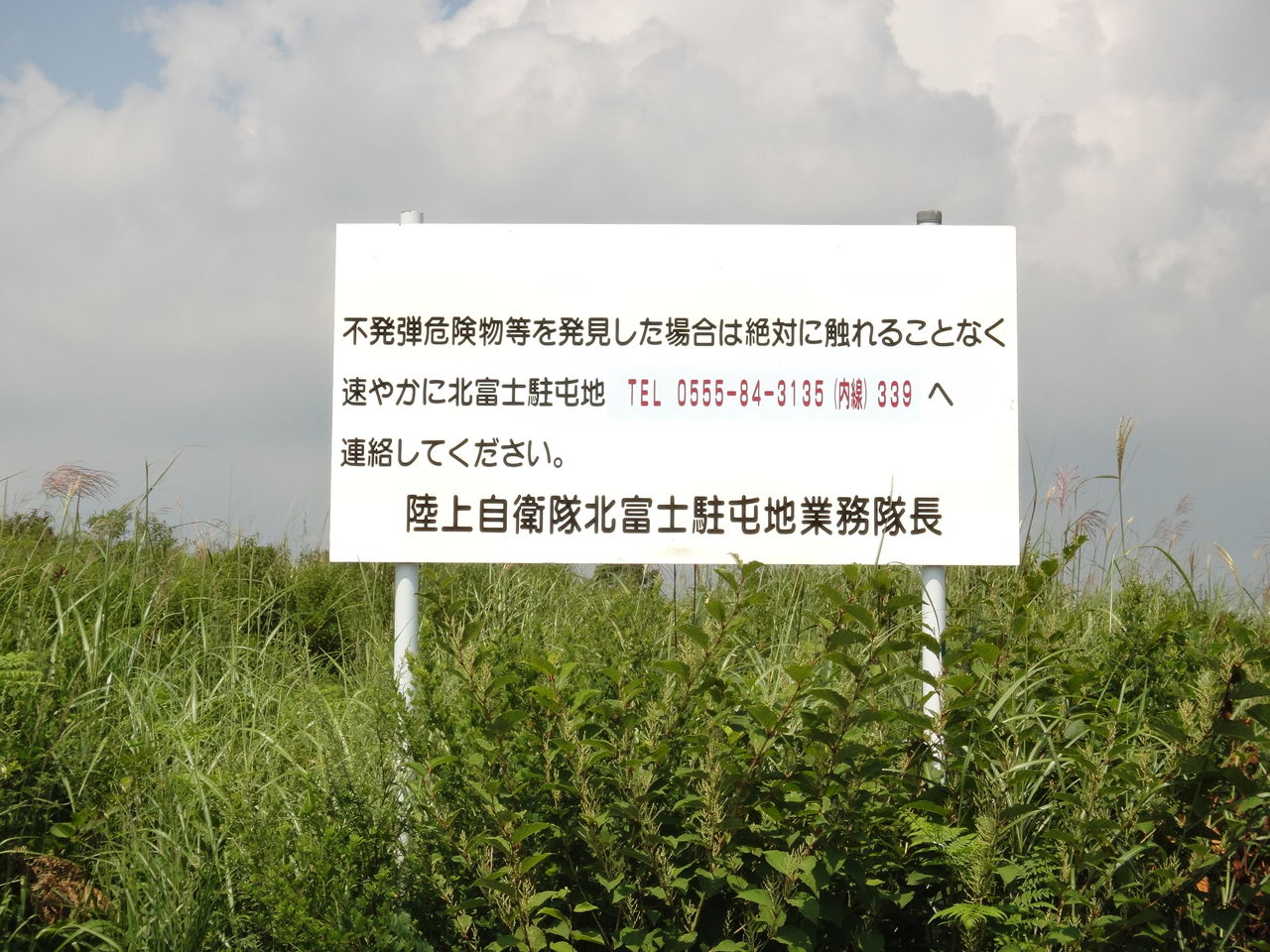 自衛隊北富士演習場 蝶と共に暮らす部屋