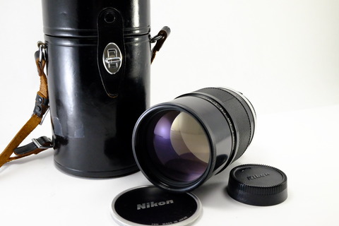 希少美品☆Nikonニコン Auto Nikkor 180mm F2.8 Cナシ☆ケース付