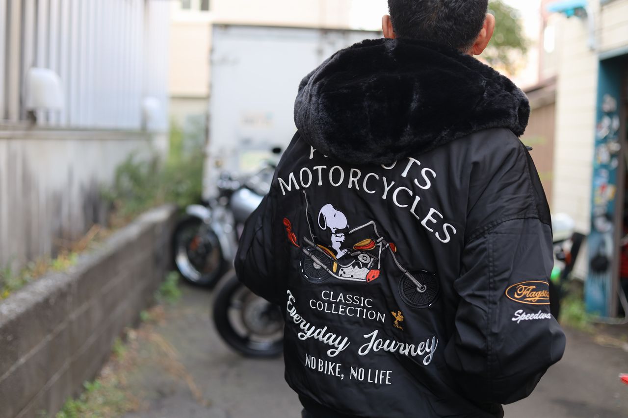 ジャケット・アウター mm0505 ゆったりめのリバーシブルフライトジャケット^^ : バイクウェア