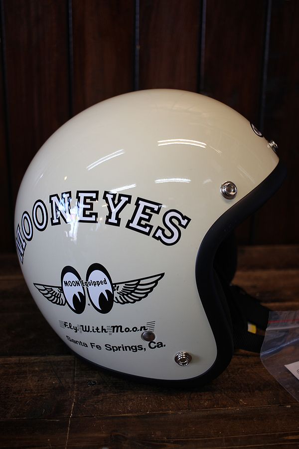 MOONEYESからトラディショナルデザインのジェットヘル登場！ : バイク 