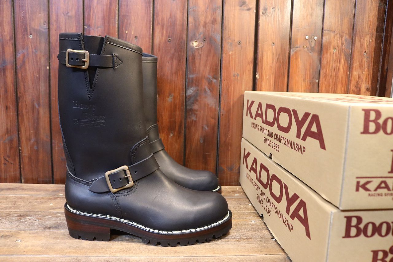KADOYA × 安藤製靴 エンジニアブーツ 締め付けれ KADOYA × 安藤製靴 エンジニアブーツ 締め付けれ