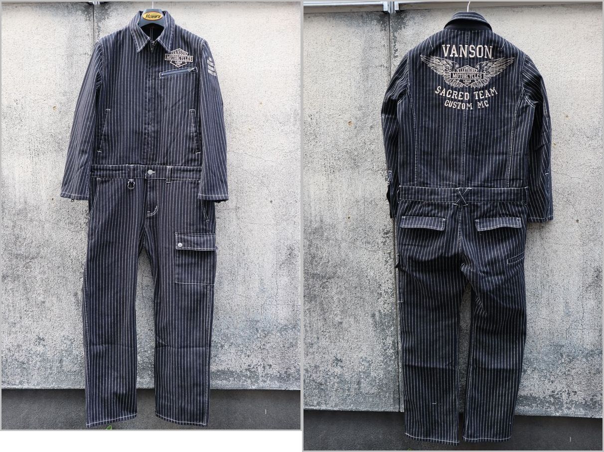 VANSONから新しいツナギが入荷しました^^ : バイクウェアとアメカジ