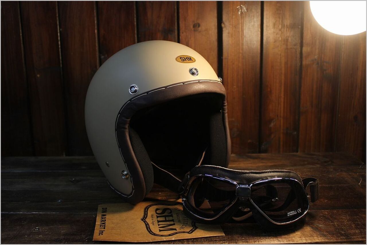 希少ビンテージ　サビネリ　コーラル　ダンヒルマーク ヴィンテージなジェッペルとゴーグル : バイクウェアとアメカジ