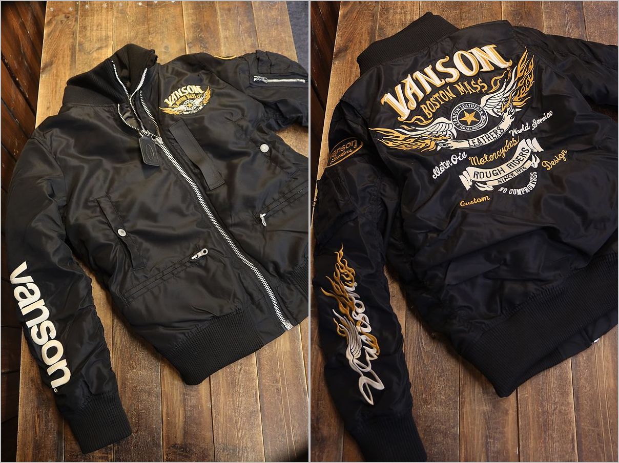 VANSONから新しいMA-1が入荷^^ : バイクウェアとアメカジ