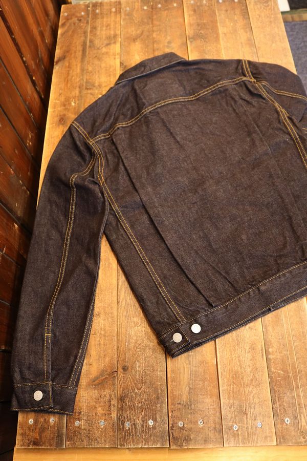 児島ジーンズ15周年記念モデルのセカンドタイプデニムジャケット入荷
