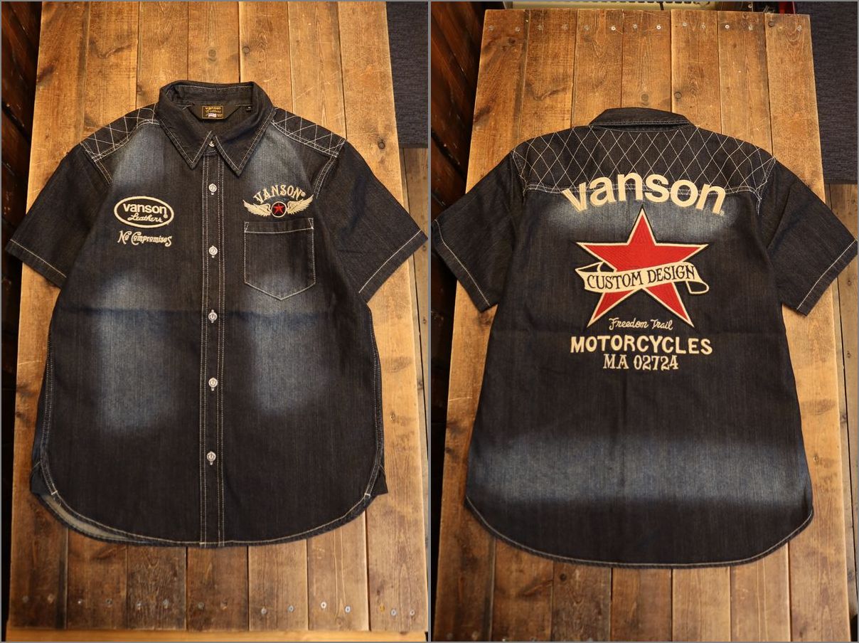VANSONの象徴であるワンスターを大胆に配した、バイカー・アメカジ 