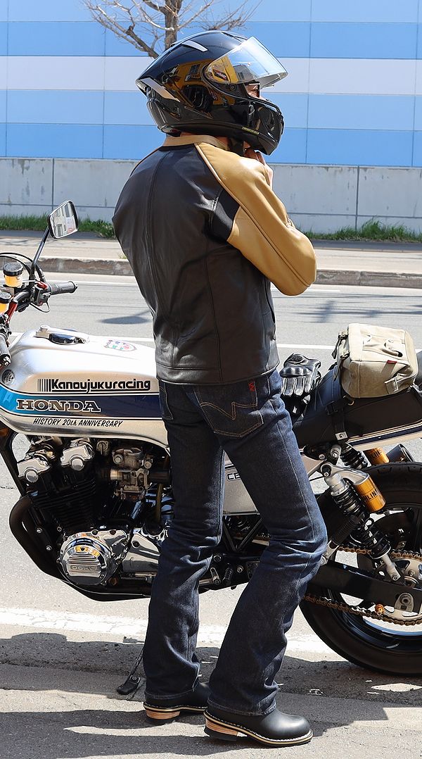 バイクウェア・装備 K'S LEATHER PLR-T いい天気ですね～^^ : バイクウェアとアメカジ ショップHistory