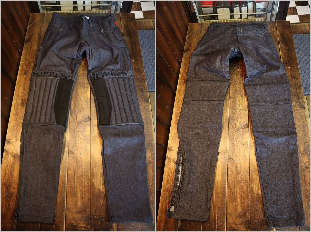 KADOYAからモトクロスパンツをオマージュしたデニムライディングパンツ