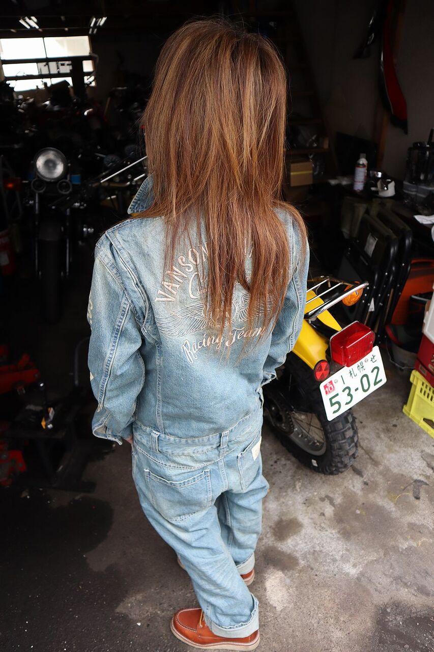 ◽️VANSON ツナギ ワンスター デニム 【XL】 美品】廃盤モデル VANSON つなぎ デニムオールインワン ワン