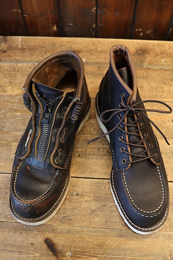 お客様のRED WING 8849 6inch Classic Moc経年変化^^ : バイクウェアと