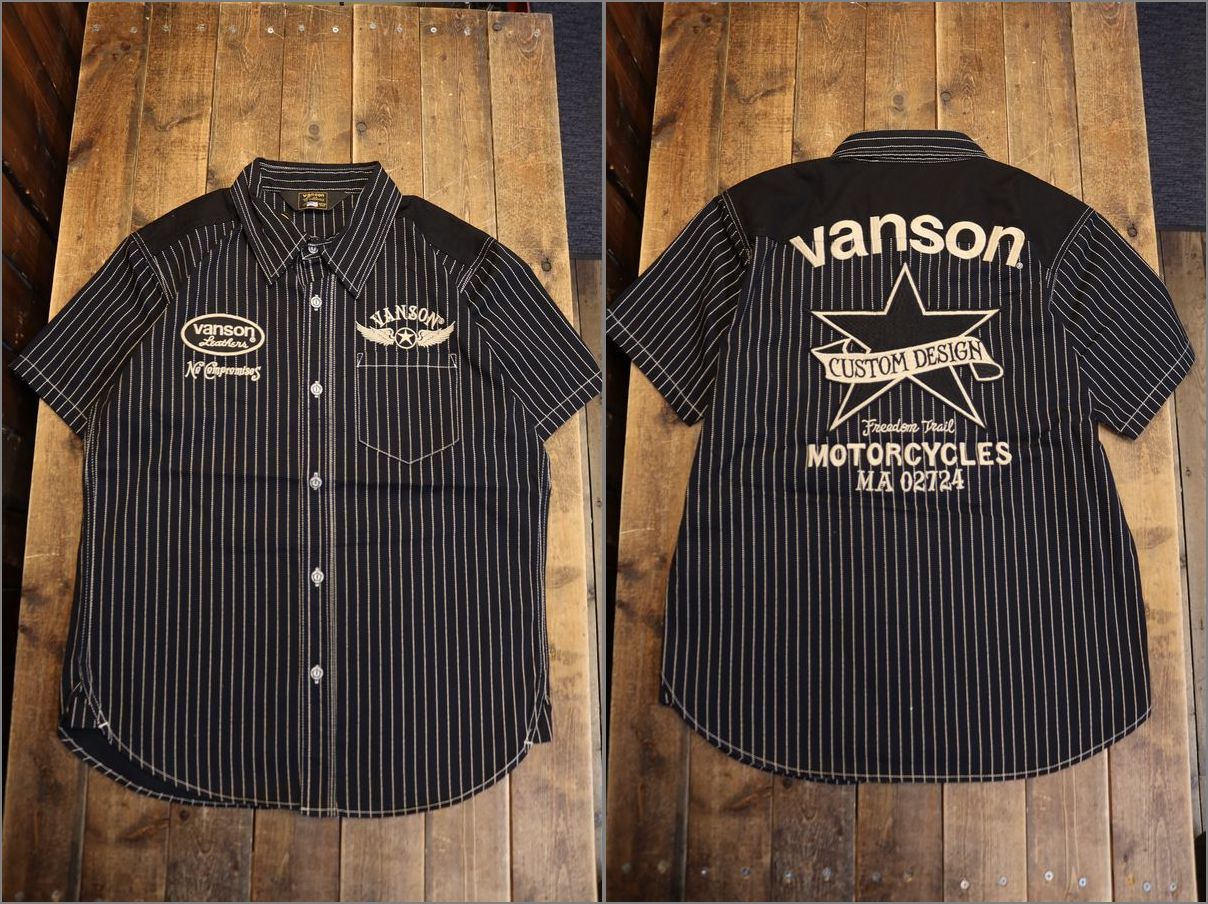 VANSONの象徴であるワンスターを大胆に配した、バイカー・アメカジ 