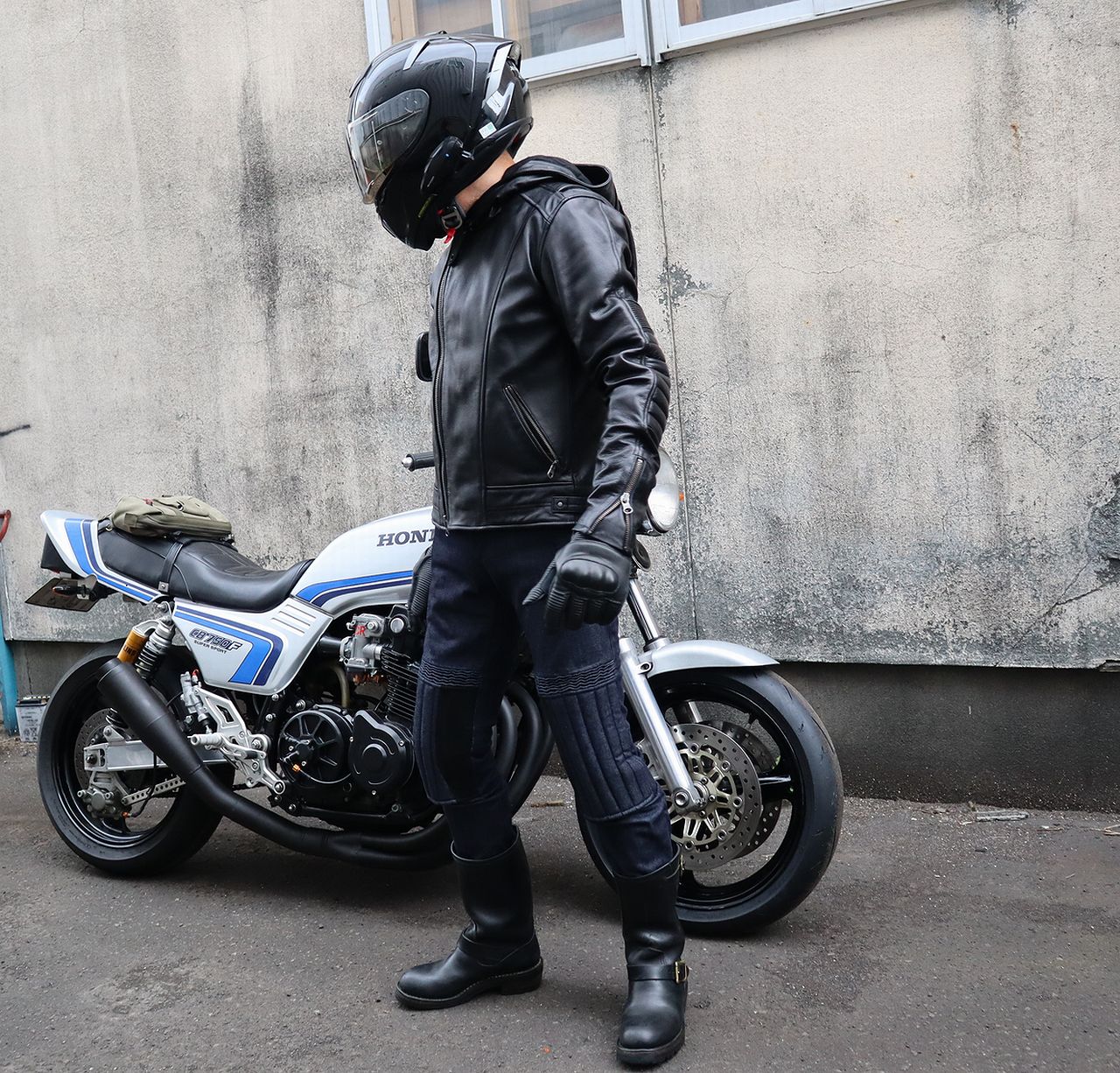 KADOYAからモトクロスパンツをオマージュしたデニムライディングパンツ
