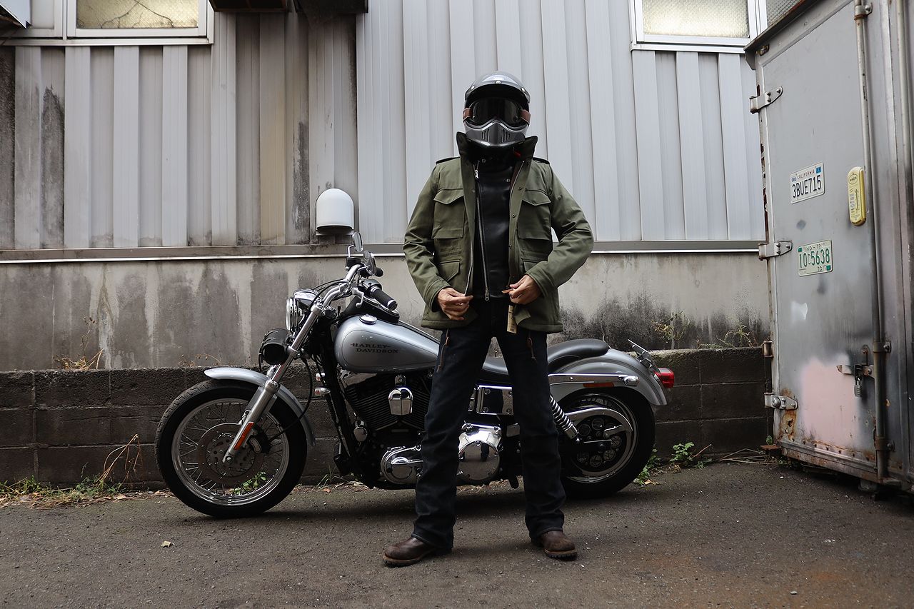 KADOYA M65 フィールドジャケット　バイク Webike | KADOYA カドヤ M65-LEATHER [M.I.R SPEC] レザーコート