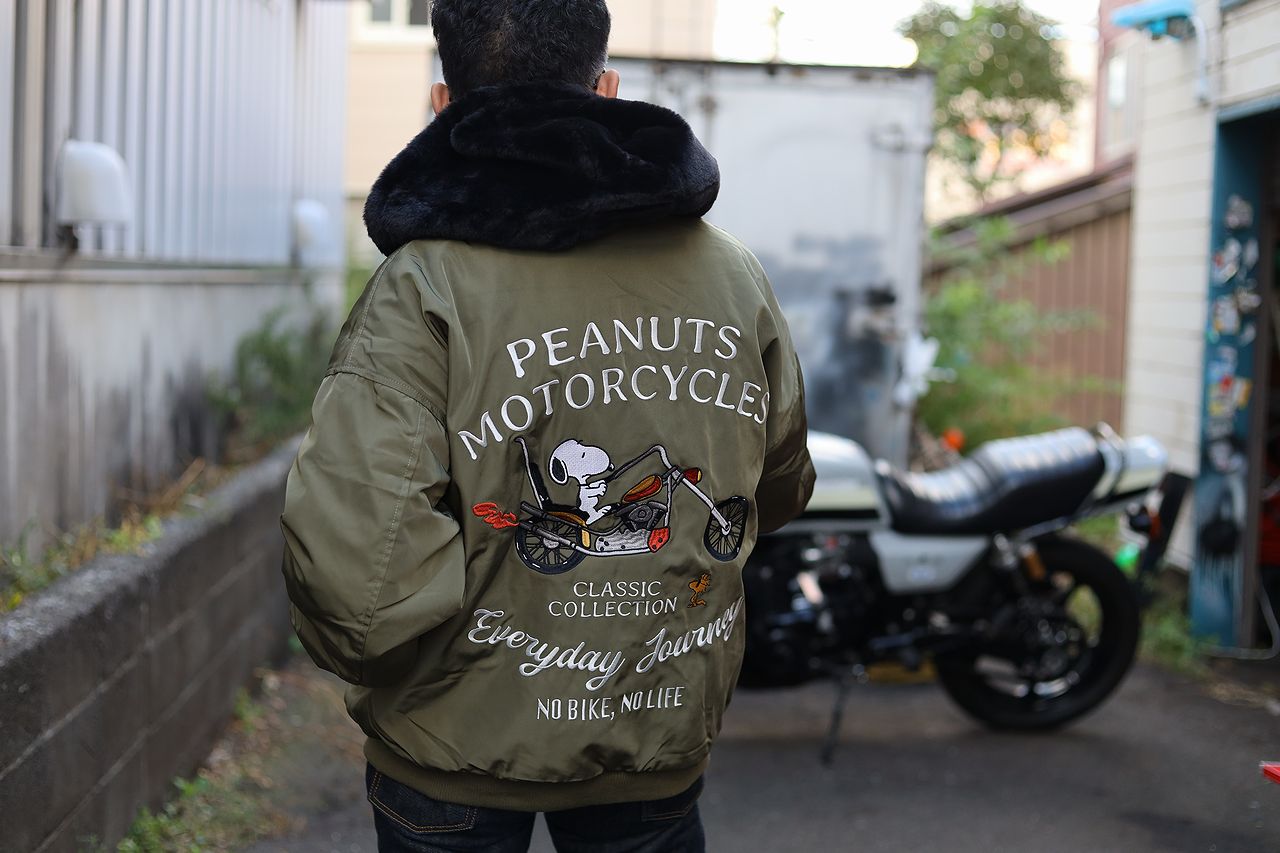 ゆったりめのリバーシブルフライトジャケット^^ : バイクウェア