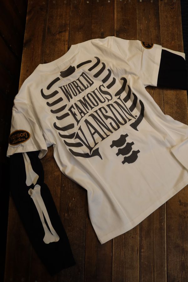 vanson ベンソンのロングスリーブ VANSON ドライメッシュTシャツ 長袖 バンソン 吸汗速乾 春夏