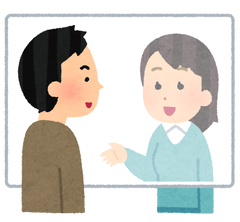 アクリル板越しの面会