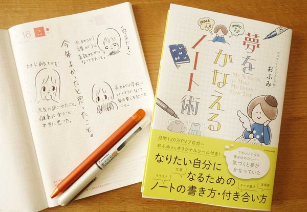 ミニマリストのおふみさんの「夢をかなえるノート術」を読んでノートをかいてみた!