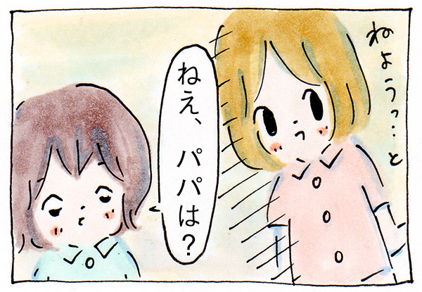 パパがいない家が信じられない娘【育児絵日記】