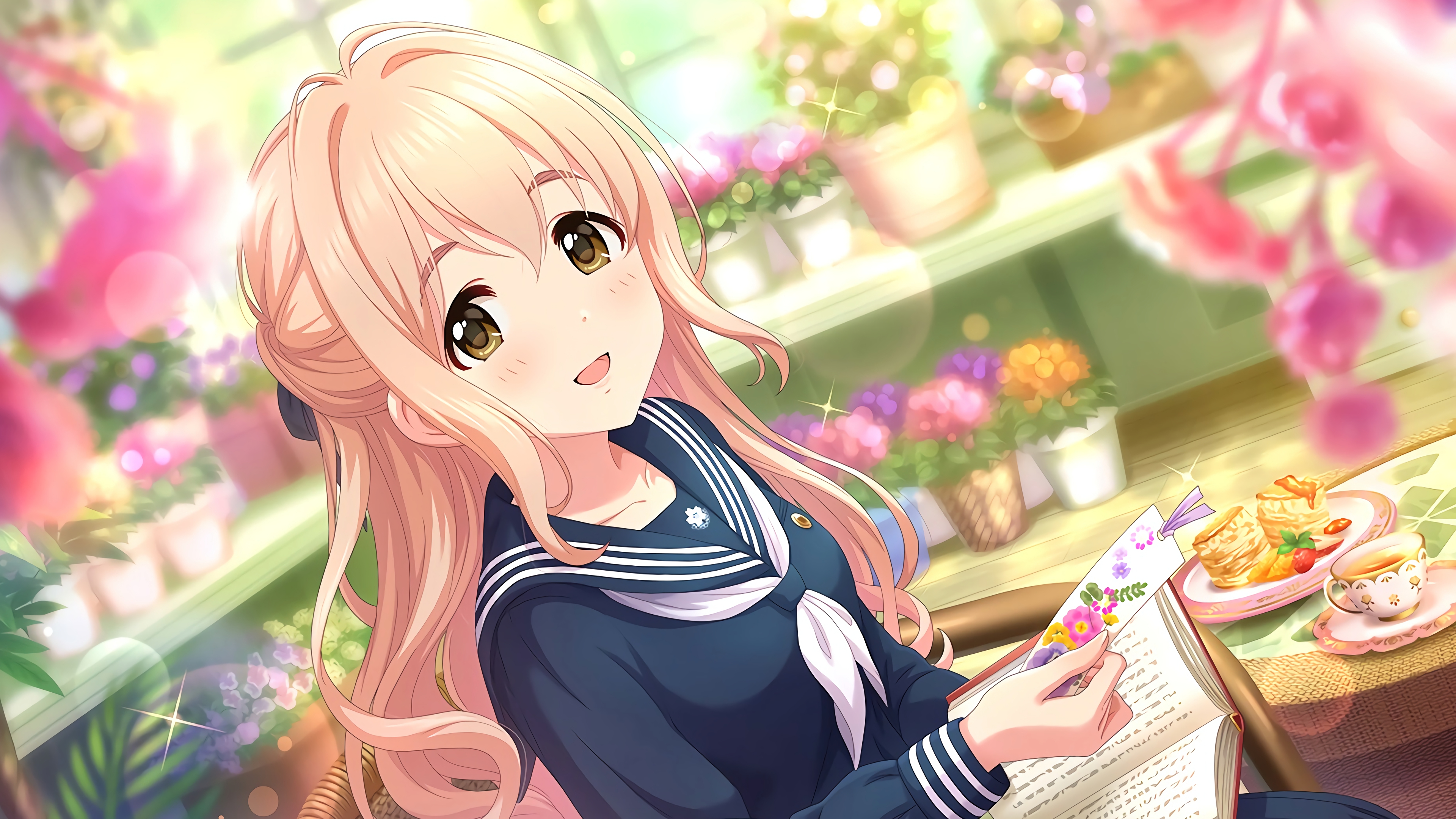 西園寺琴歌 うるわしブロッサム デレステ ２次元女子の壁紙をひたすら大量に作りまくる 高画質