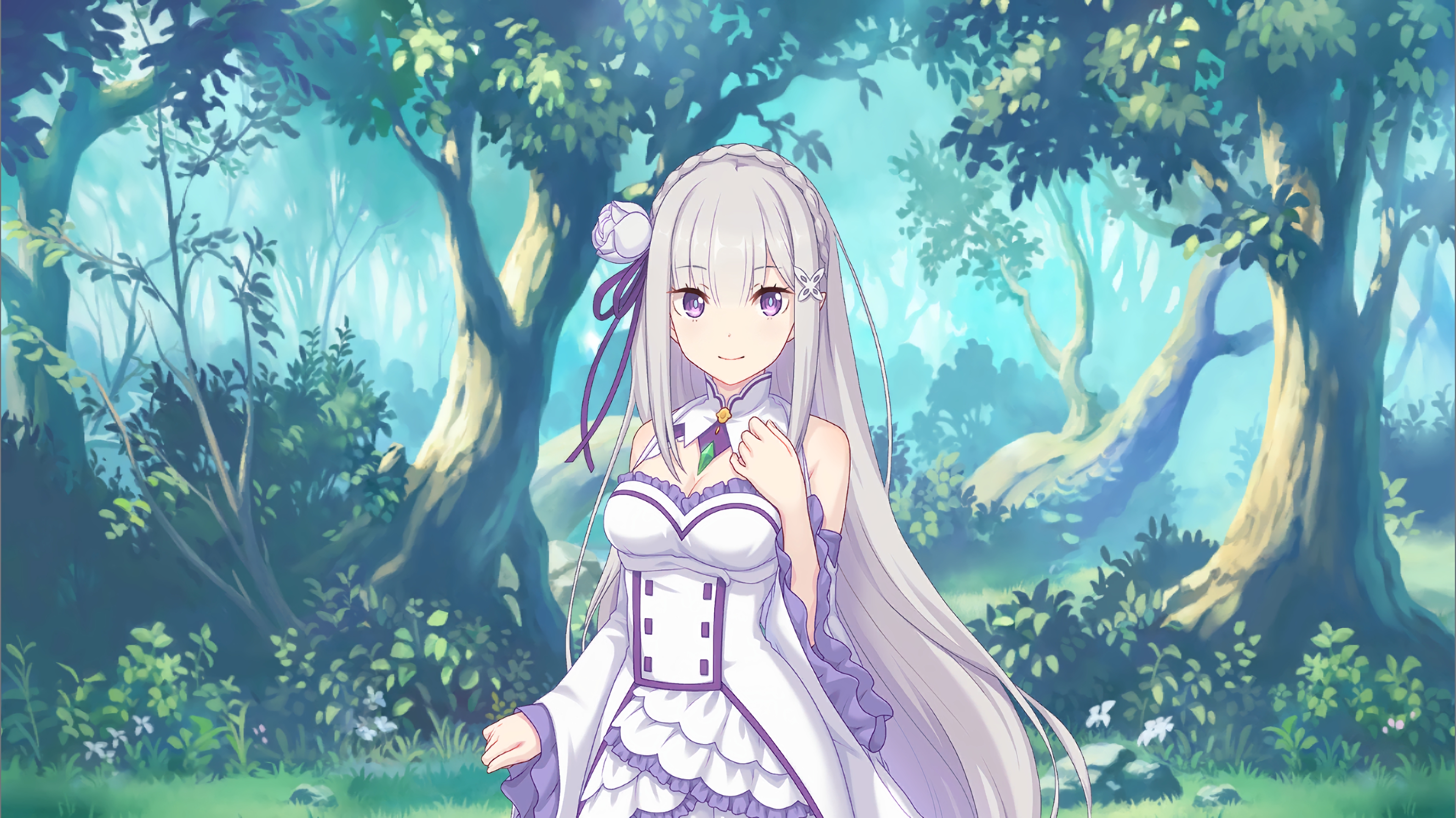 エミリア プリコネre Dive ２次元女子の壁紙をひたすら大量に作りまくる 高画質