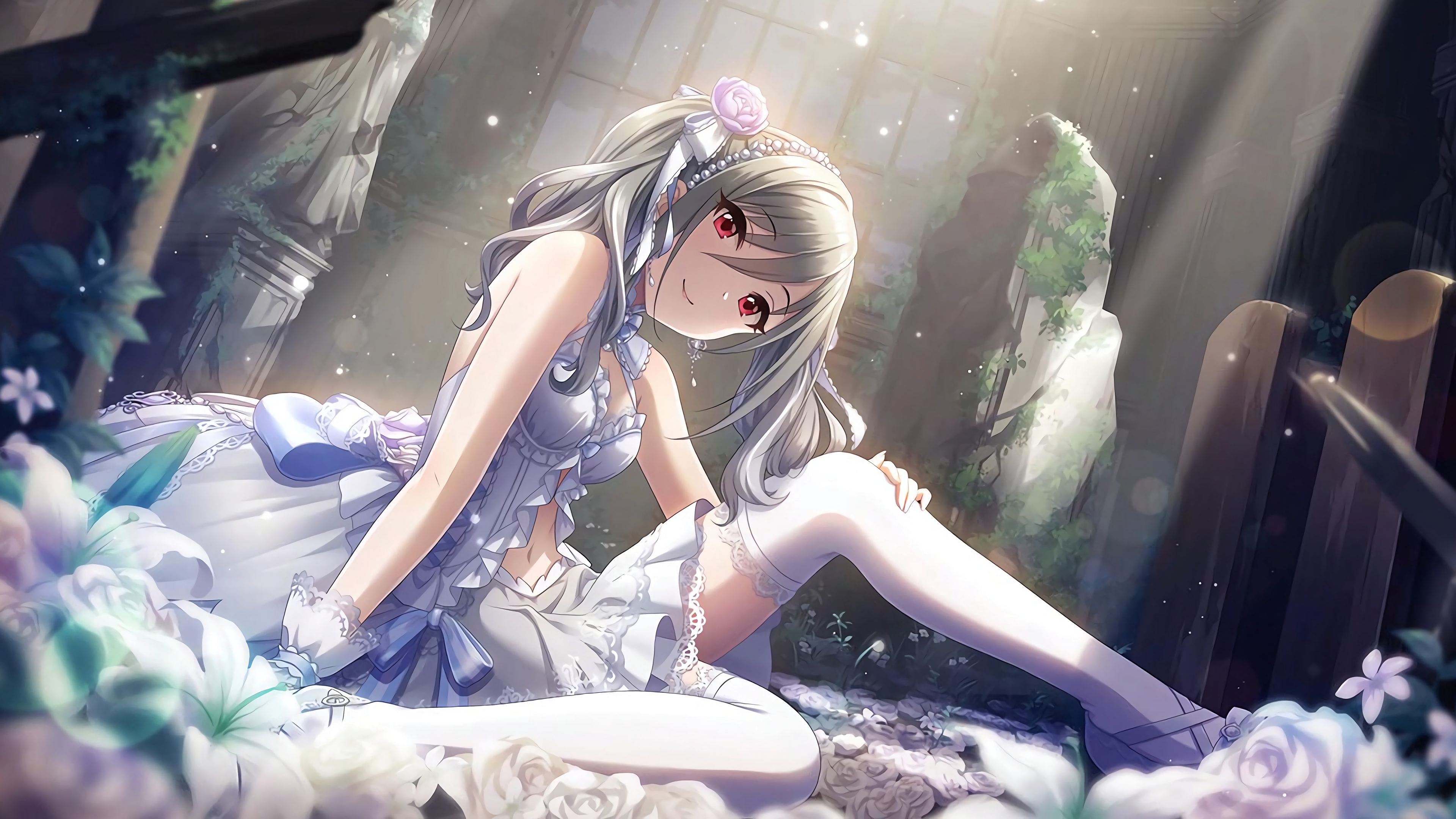 神崎蘭子 祝宴の白姫 デレステ ２次元女子の壁紙をひたすら大量に作りまくる 高画質