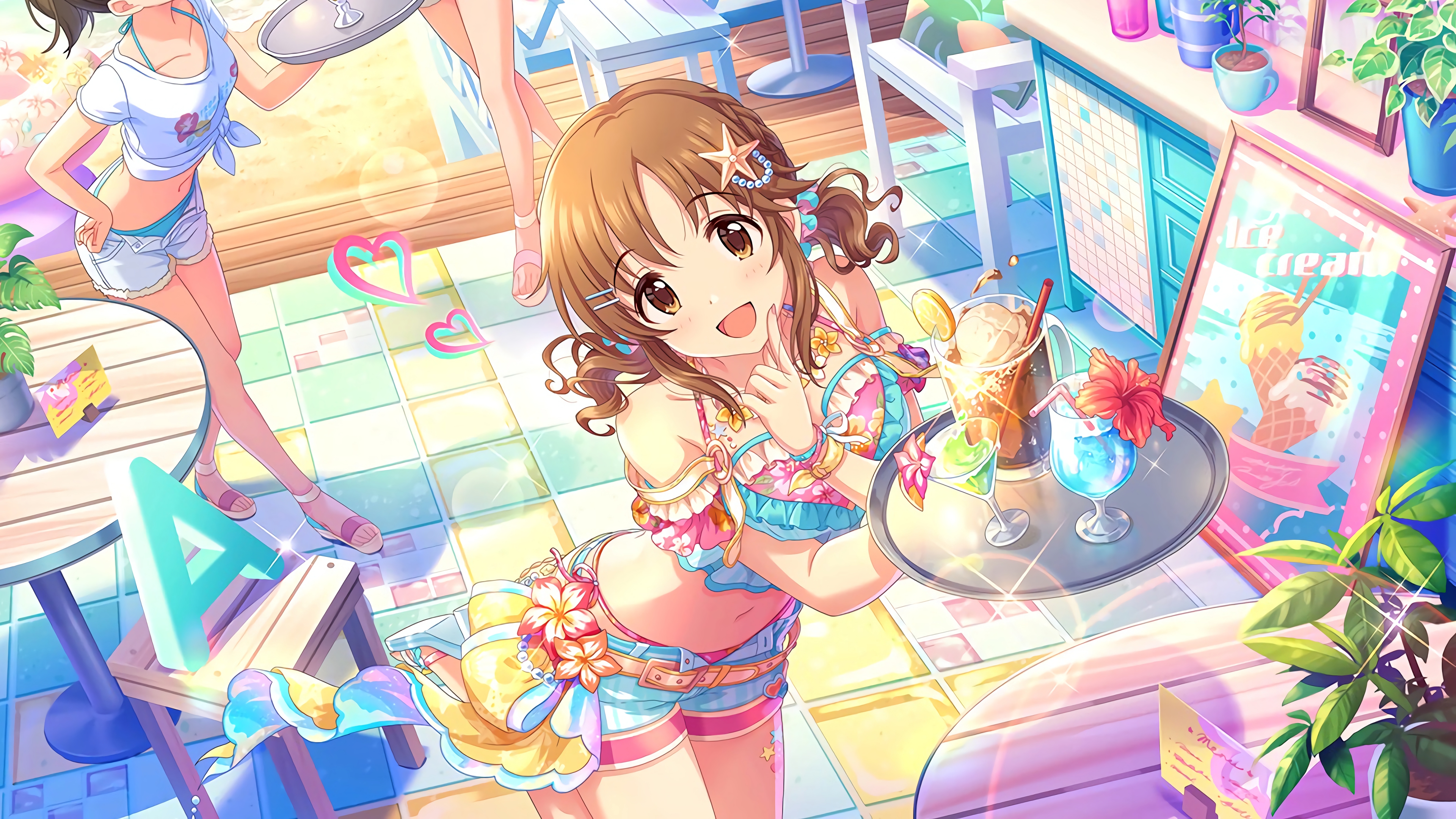 十時愛梨 スロウ サマー ヘヴン デレステ ２次元女子の壁紙をひたすら大量に作りまくる 高画質