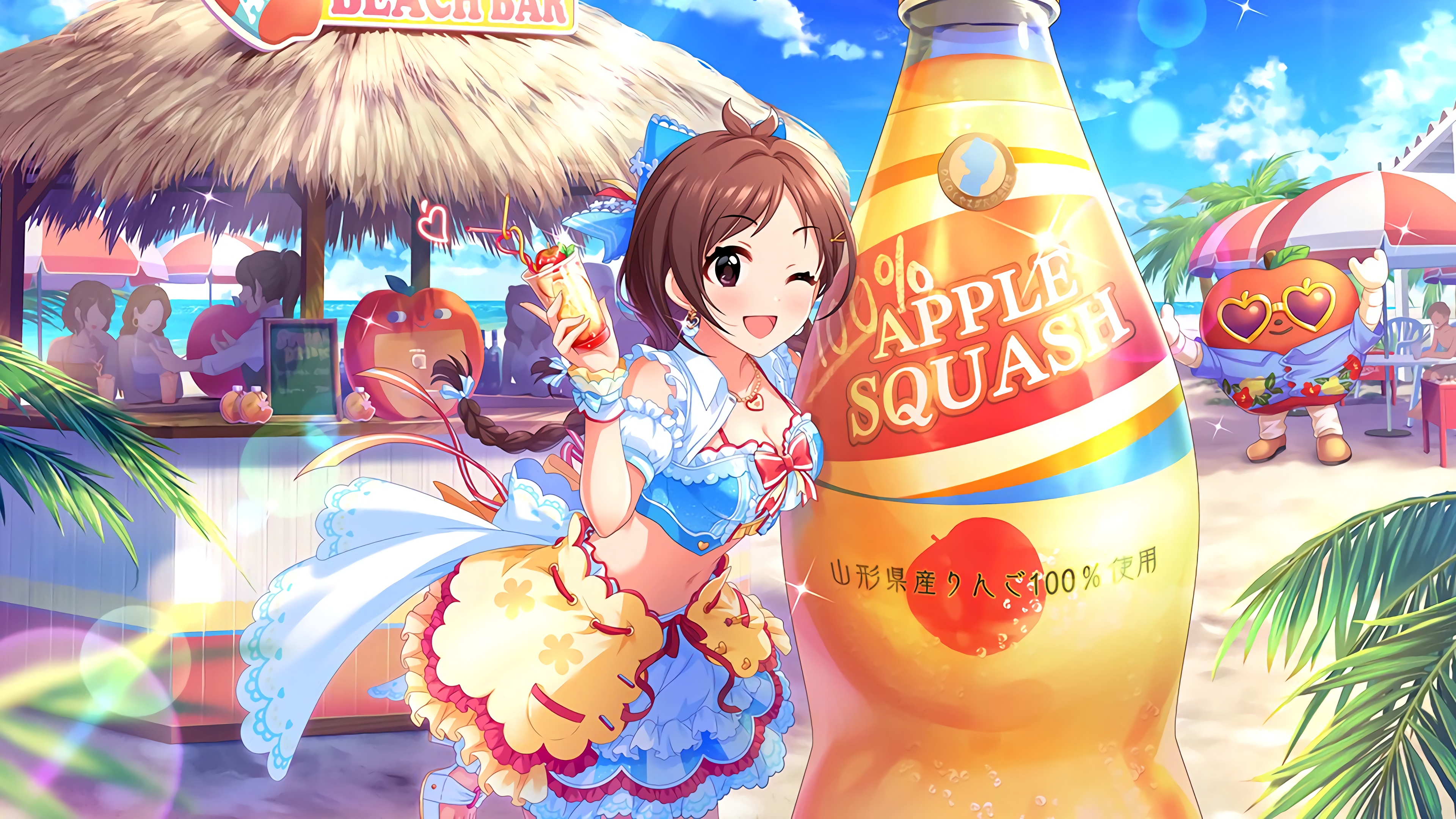 辻野あかり はじけてサマーアップル デレステ ２次元女子の壁紙をひたすら大量に作りまくる 高画質