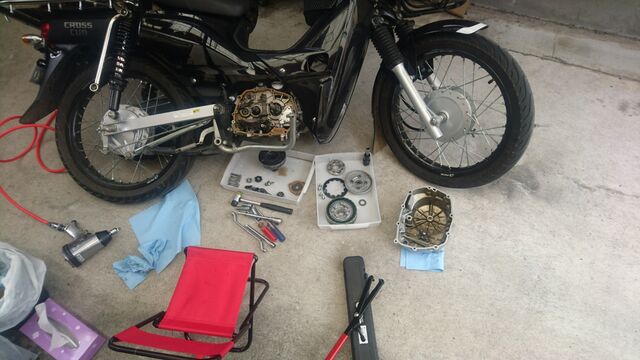 Ecuリセットとちょっとクラッチ 日々是 旧 クロスカブ