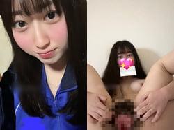 はたちの美少女が剛毛マン毛のおま●こおっぴろげ開脚鏡撮り