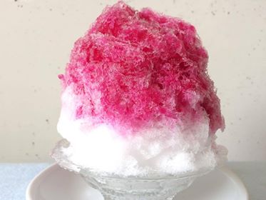 かき氷メニュー 赤紫蘇あかしそ マンゴーラッシー 煎茶 日本茶カフェ一日 ひとひ