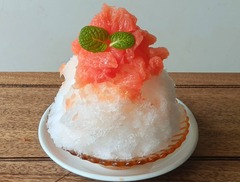 かき氷>グレープフルーツルビー種B